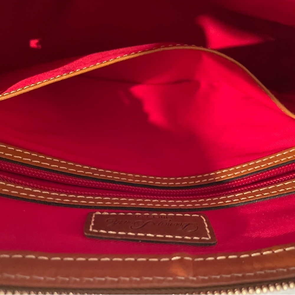 Dooney & Bourke Double Handle Plaid Purse - Picture 8 of 9